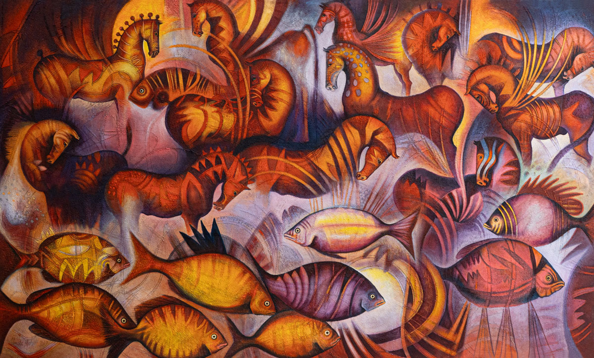 Tomas-Pineda-Caballos-en-el-rio